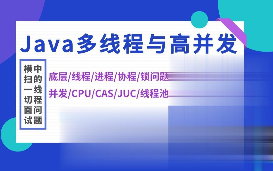 Java多线程与高并发：马士兵带你掌