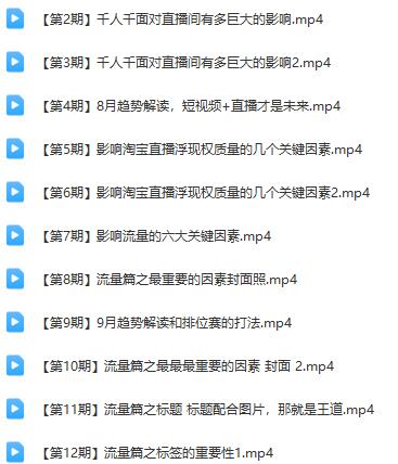 直播间流量爆破课程，解密直播电商