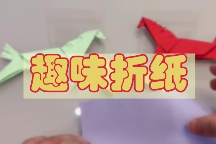 小动物趣味折纸